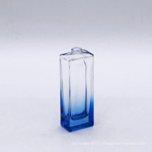 blue bottom rectangle luxury cosmetic clear glass 50ml perfume bottle wholesale